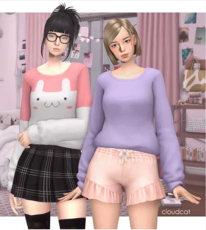 best tops cc sims 4