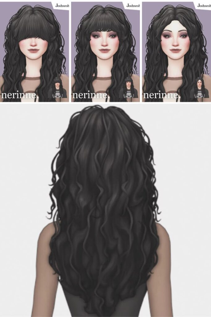 long hair sims 4