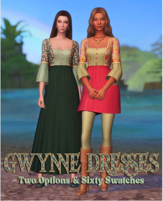 medieval cc dress sims 4