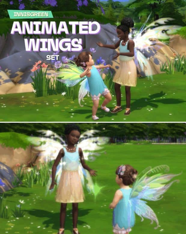 sims 4 animated wings cc