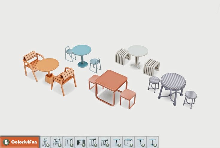 sims 4 dining set