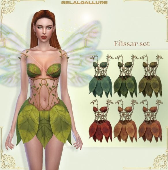 sims 4 fairy cc set
