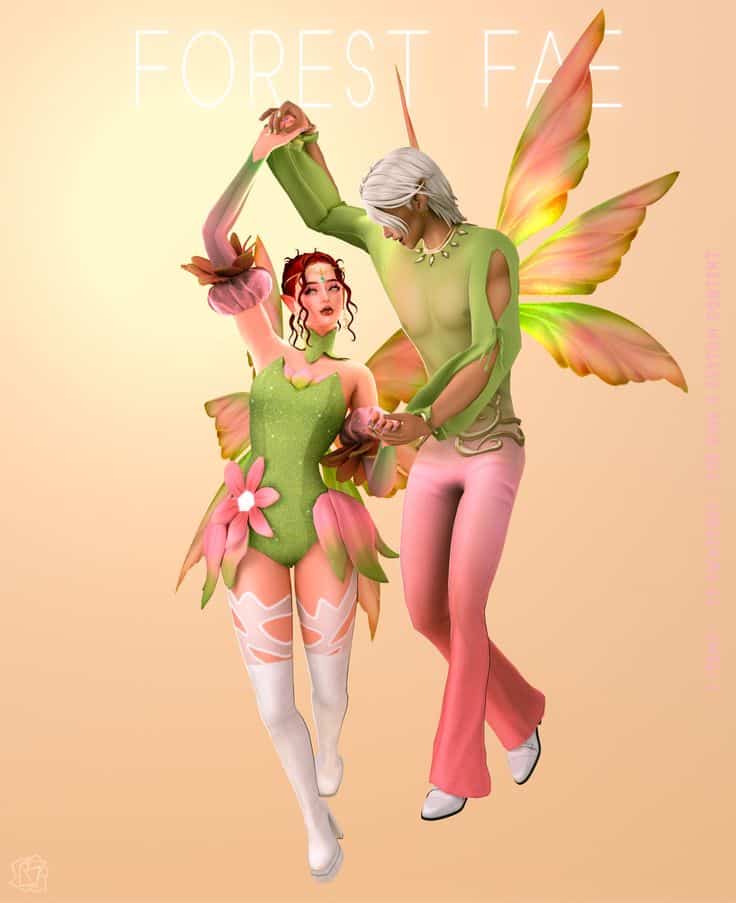 sims 4 forset fae cc pack