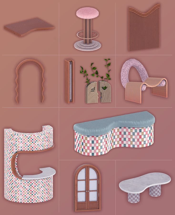 sims 4 furniture cc pack