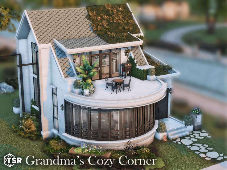 sims 4 grandma's modern house
