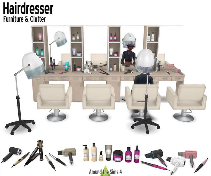 sims 4 hairdresser cc pack
