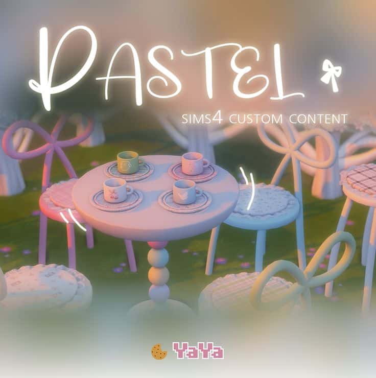 sims 4 pastel cc pack
