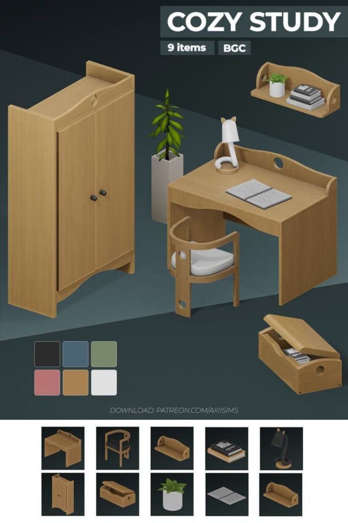 sims 4 study cc pack