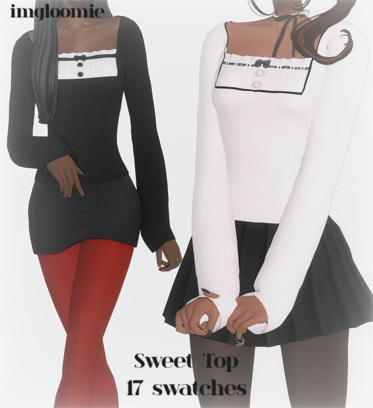 sims 4 sweet top cc