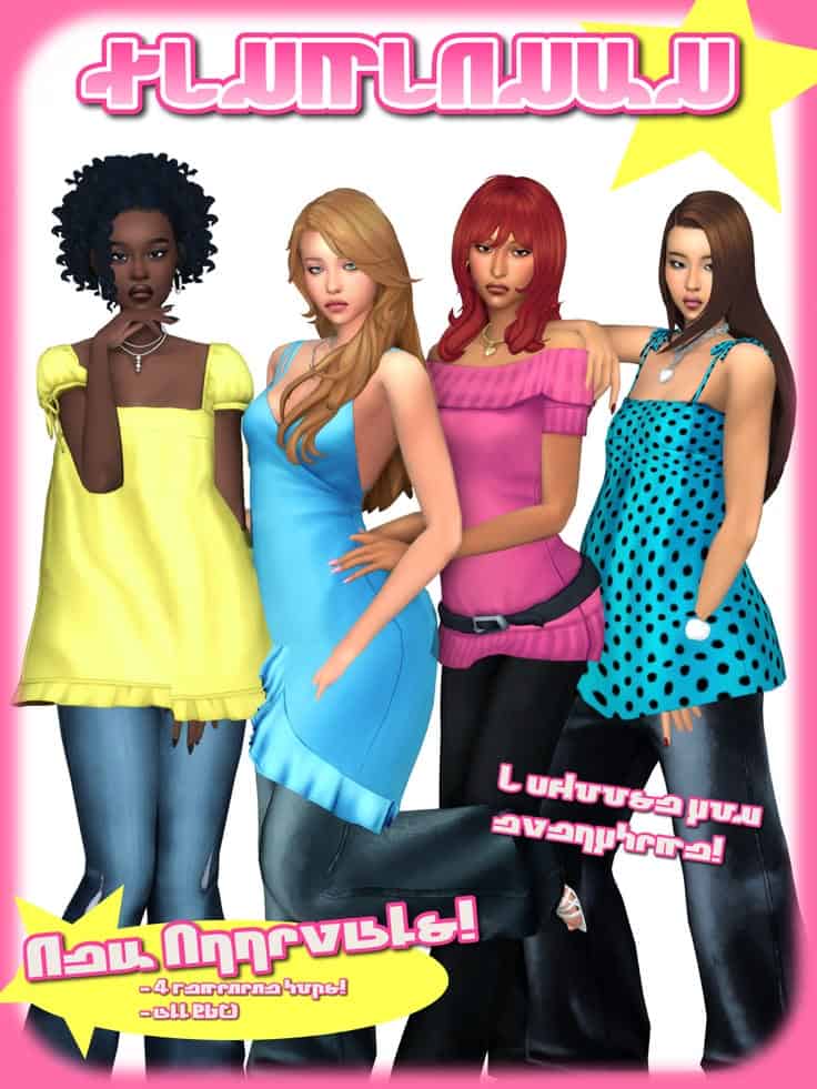 sims 4 tops collection