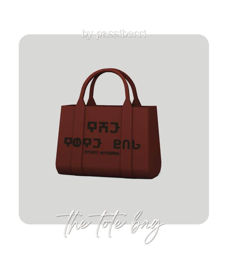 sims 4 tote bag