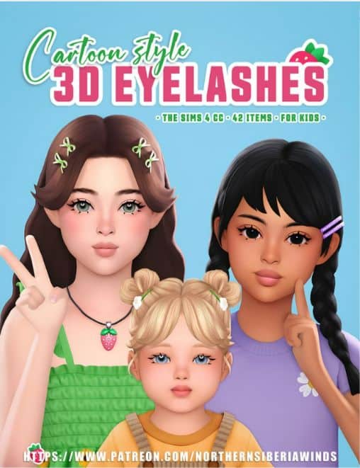 sims 4 3D eyelashes