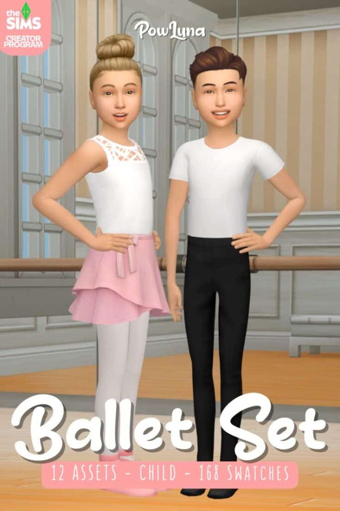 sims 4 ballet cc set