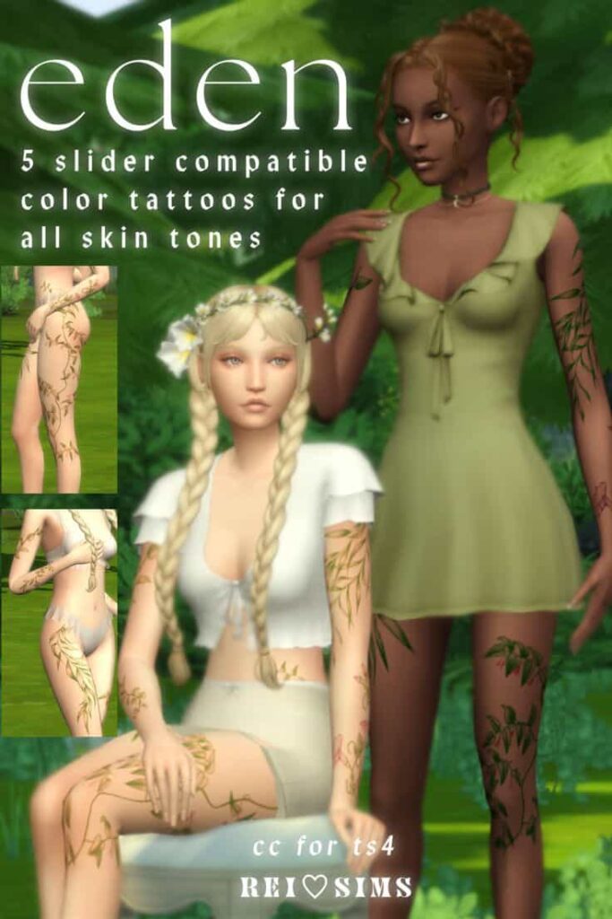 sims 4 color tattoos