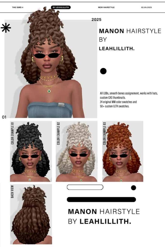 sims 4 curly hairstyle
