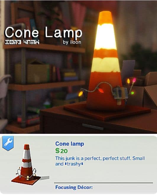 sims 4 functional lamp