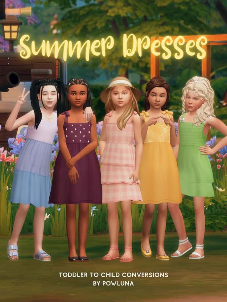 sims 4 kids dresses