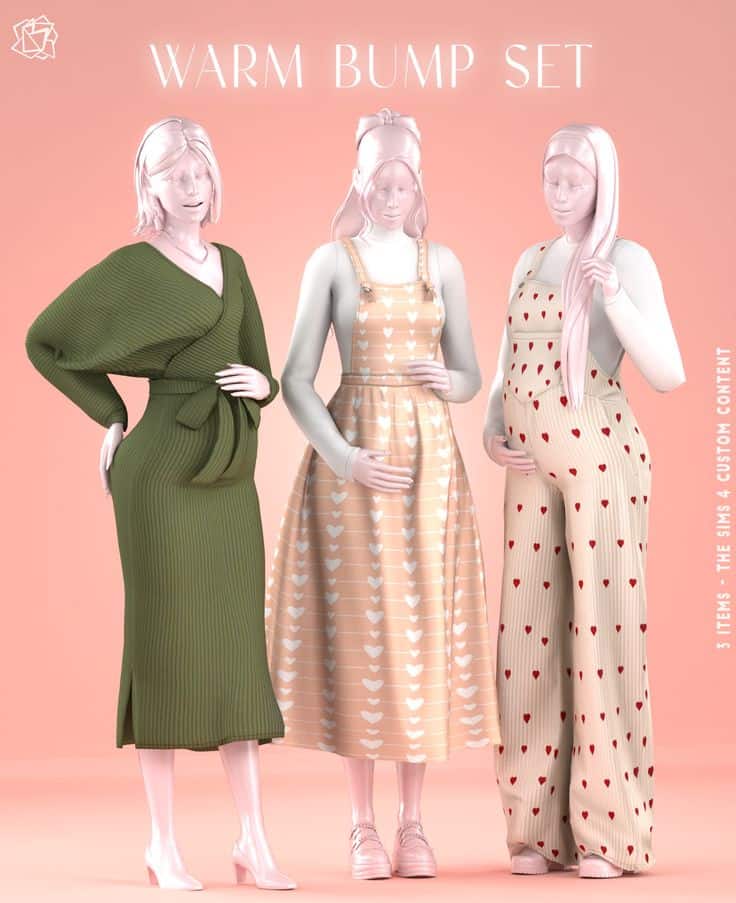 sims 4 maternity dresses