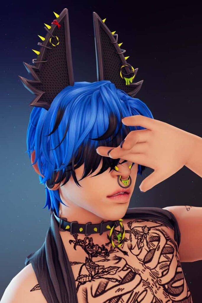 sims 4 punk accessories cc