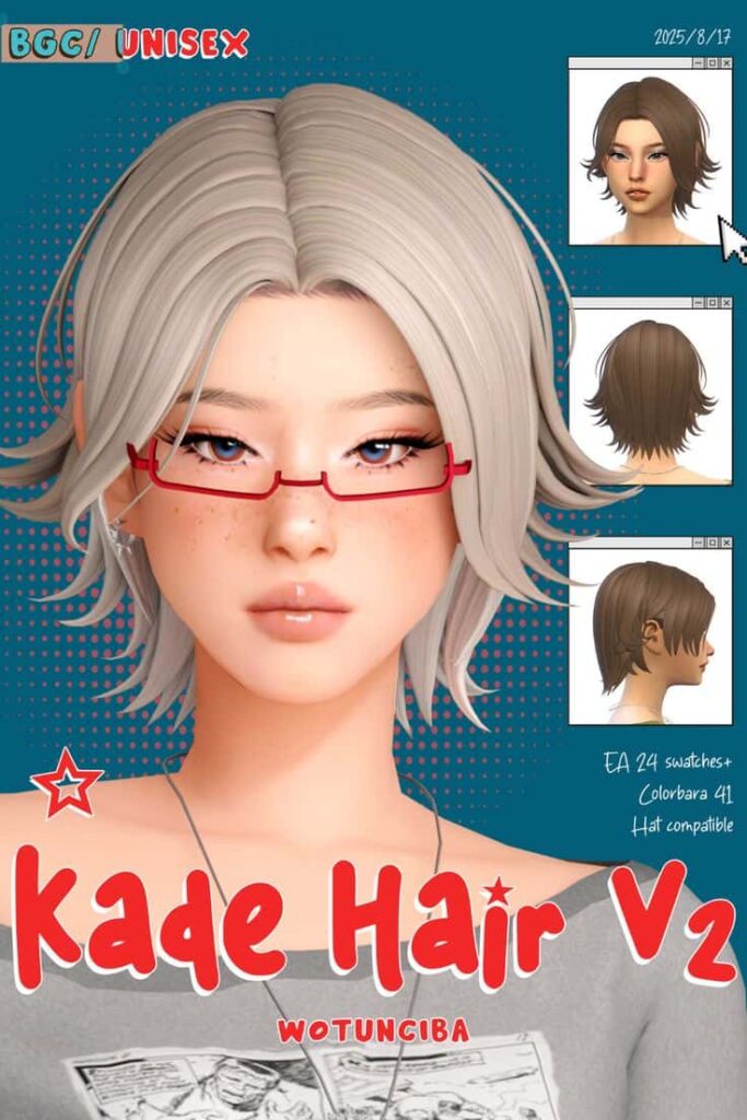 sims 4 short hair cc