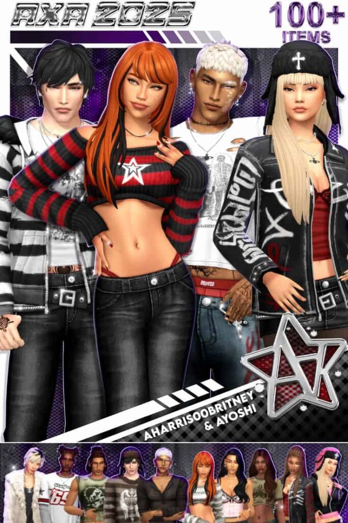 sims 4 cc pack maxis match and unisex