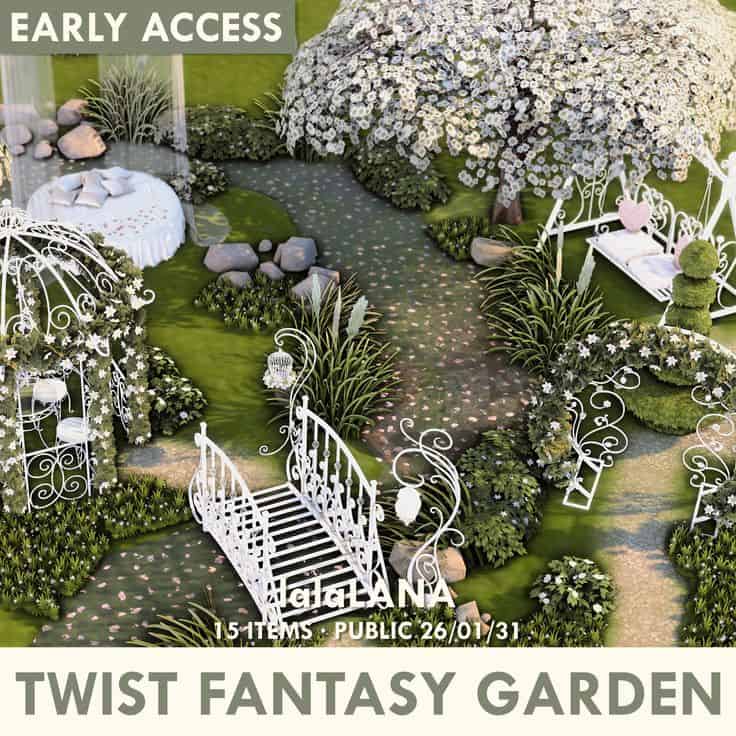 sims 4 fantasy garden cc