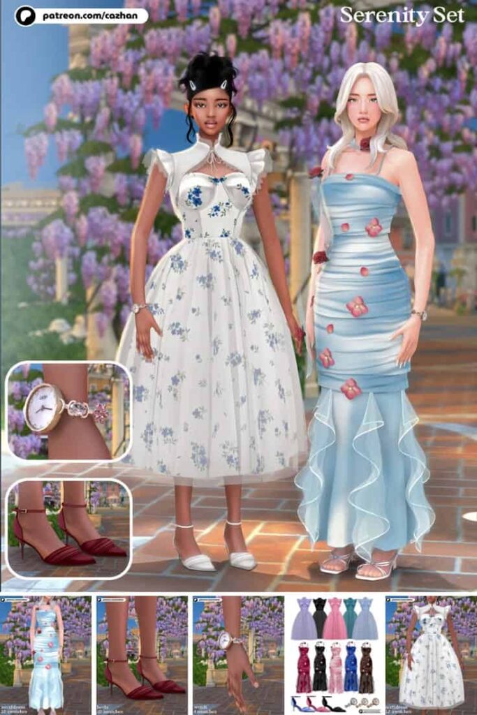 sims 4 female clothes and accessories