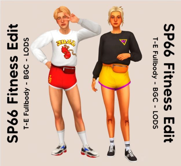 sims 4 fitness cc