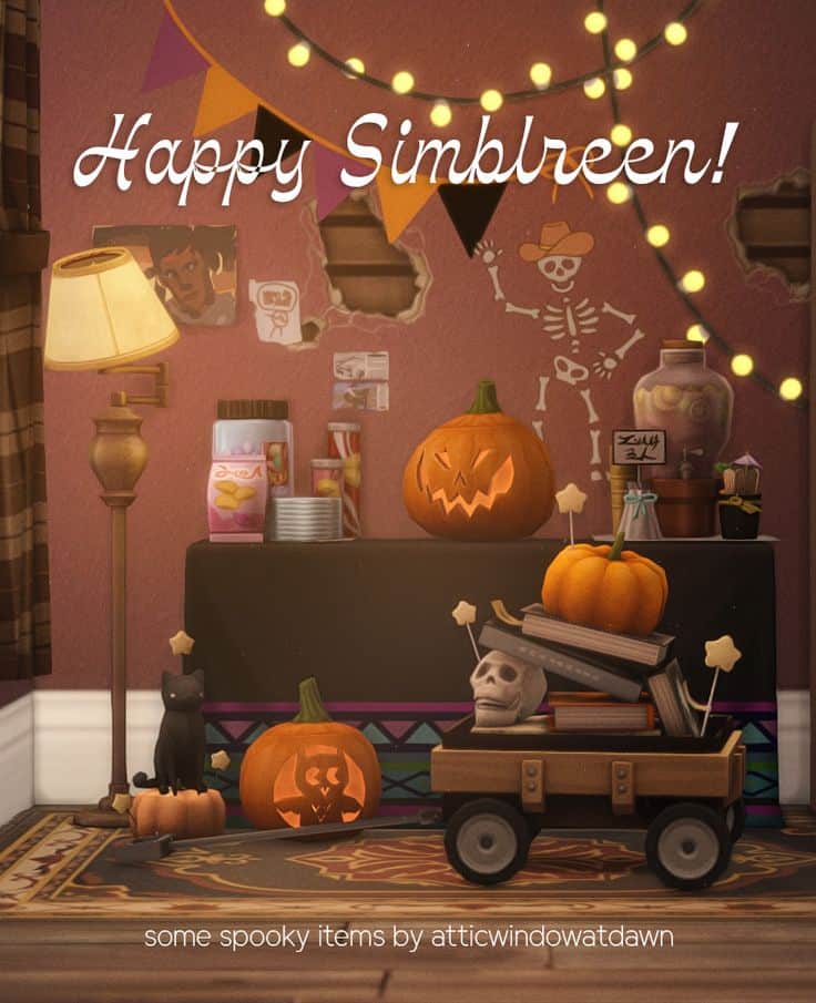 sims 4 halloween decor cc