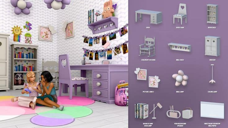 sims 4 kids bedroom cc