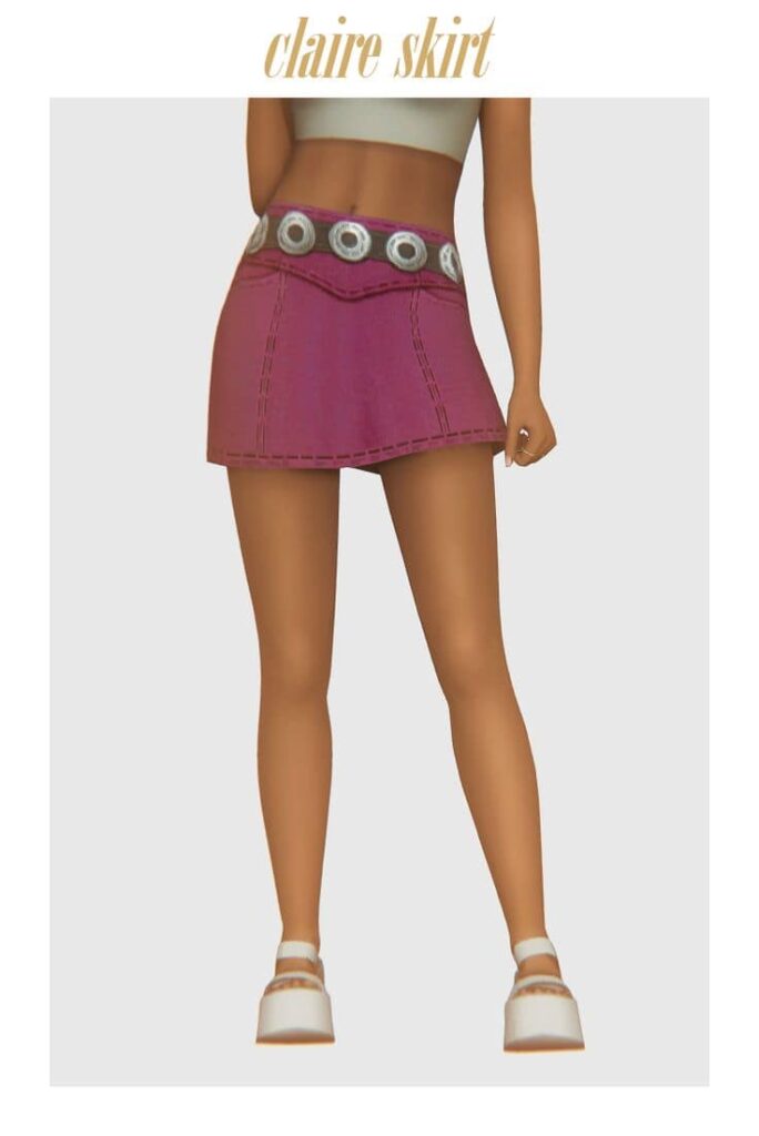 sims 4 mini skirts cc