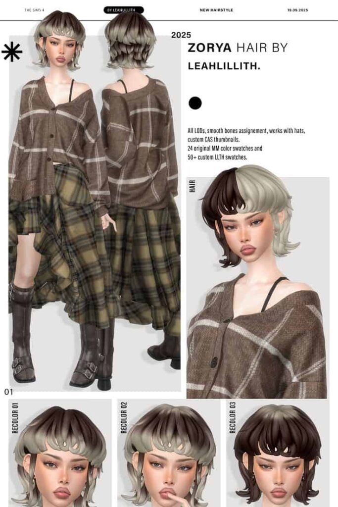 sims 4 short hair with bangs cc