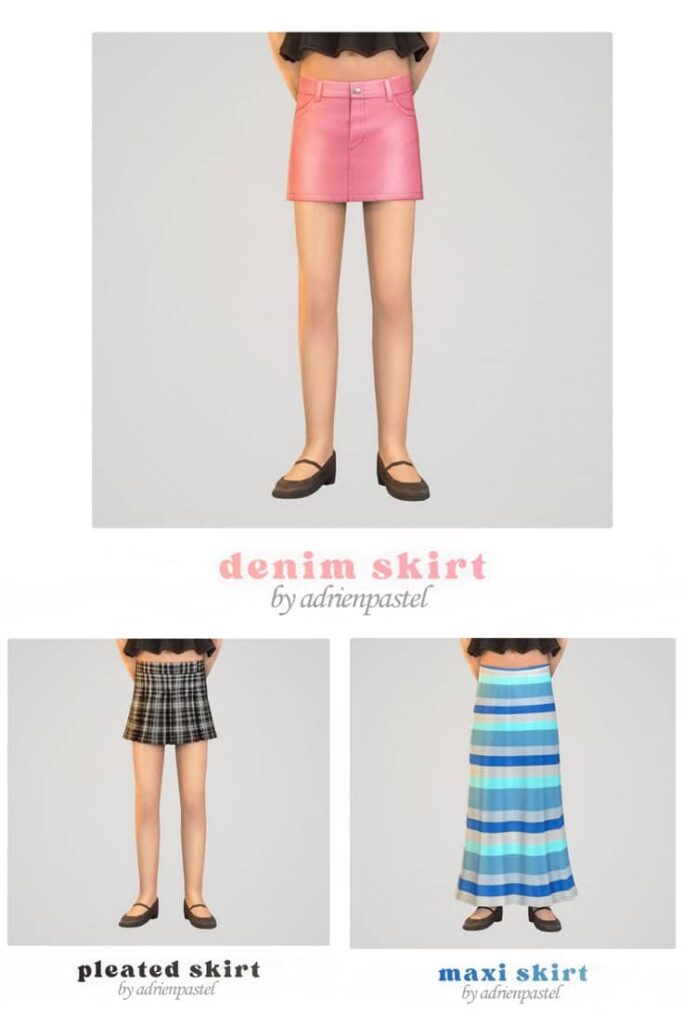 sims 4 skirts cc for kids