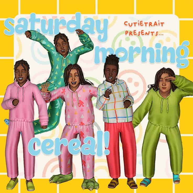 sims 4 kids pajamas cc