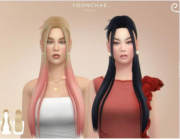 yoonchae long hair cc