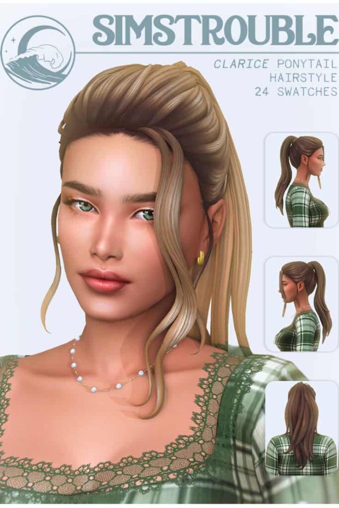 best ponytail cc sims 4