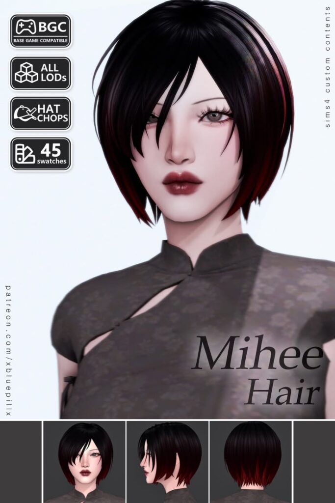 best sims 4 bob hairstyle