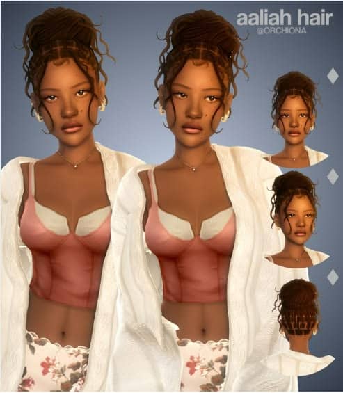 best sims 4 cornrows cc