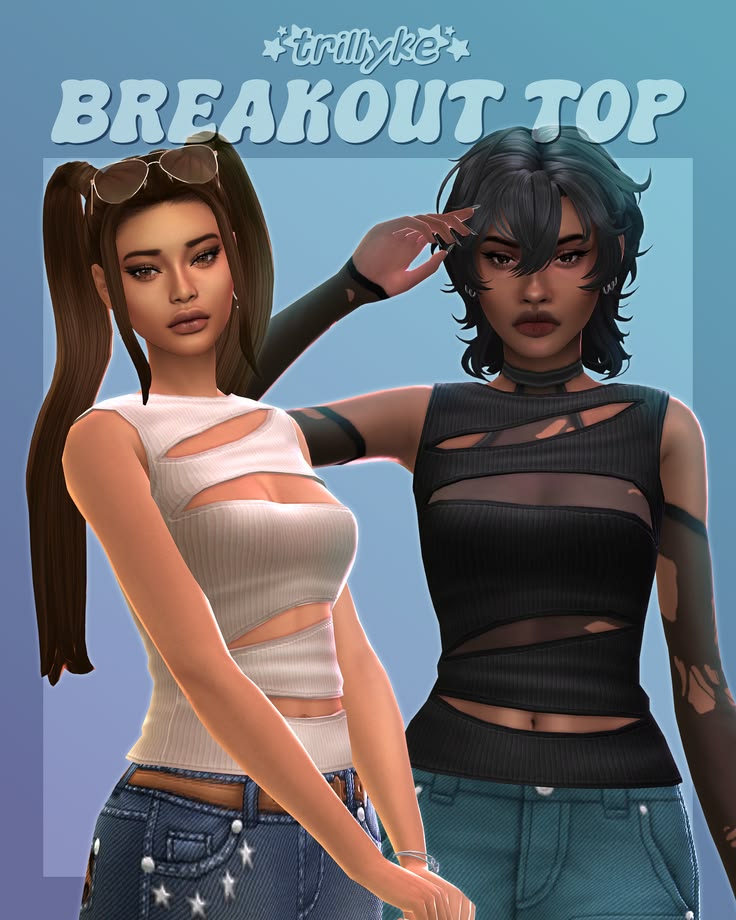 best sims 4 crop top
