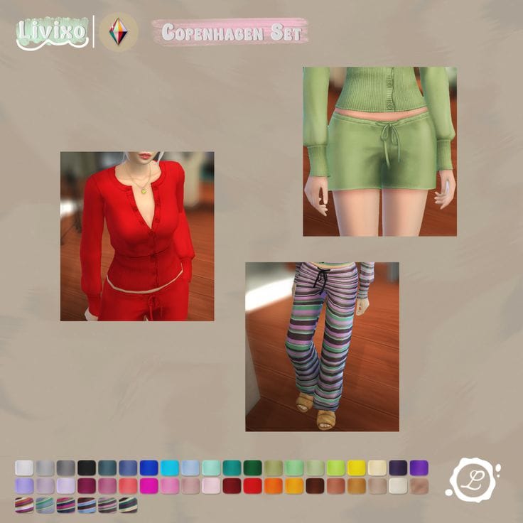 female clothes maxis match