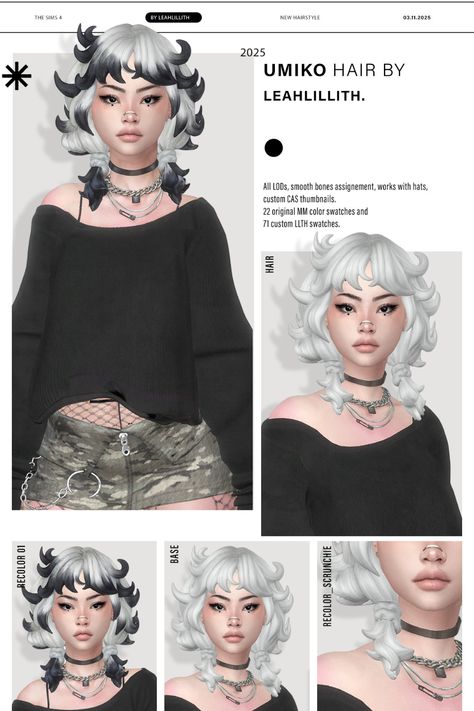 maxis match hair cc