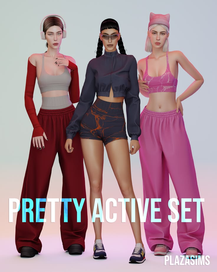 sims 4 activewear cc set