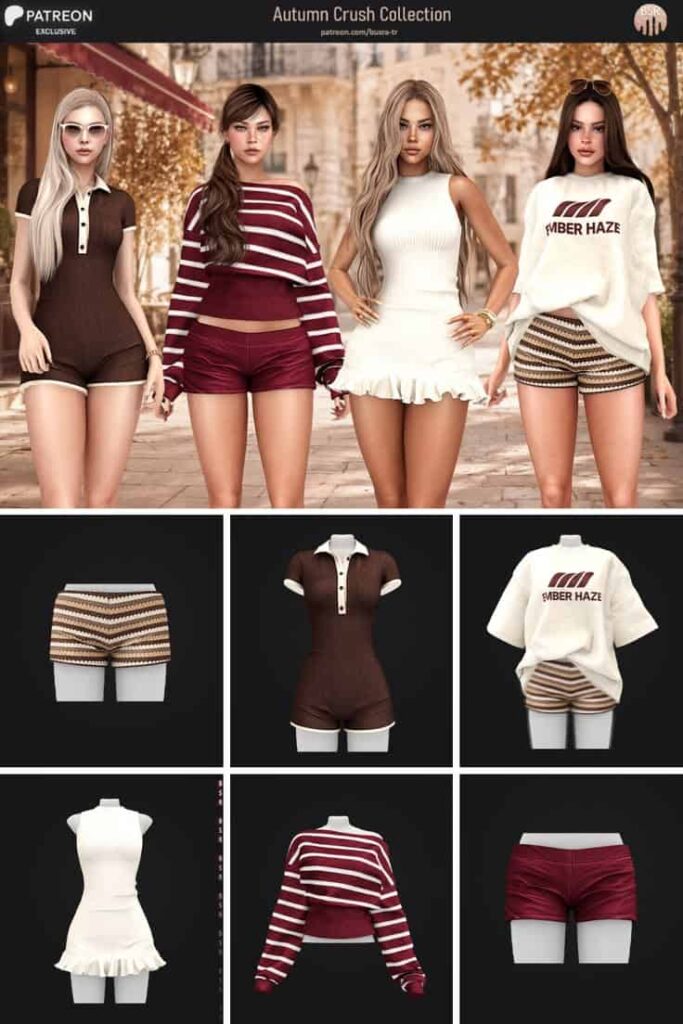 sims 4 autumn cc clothes