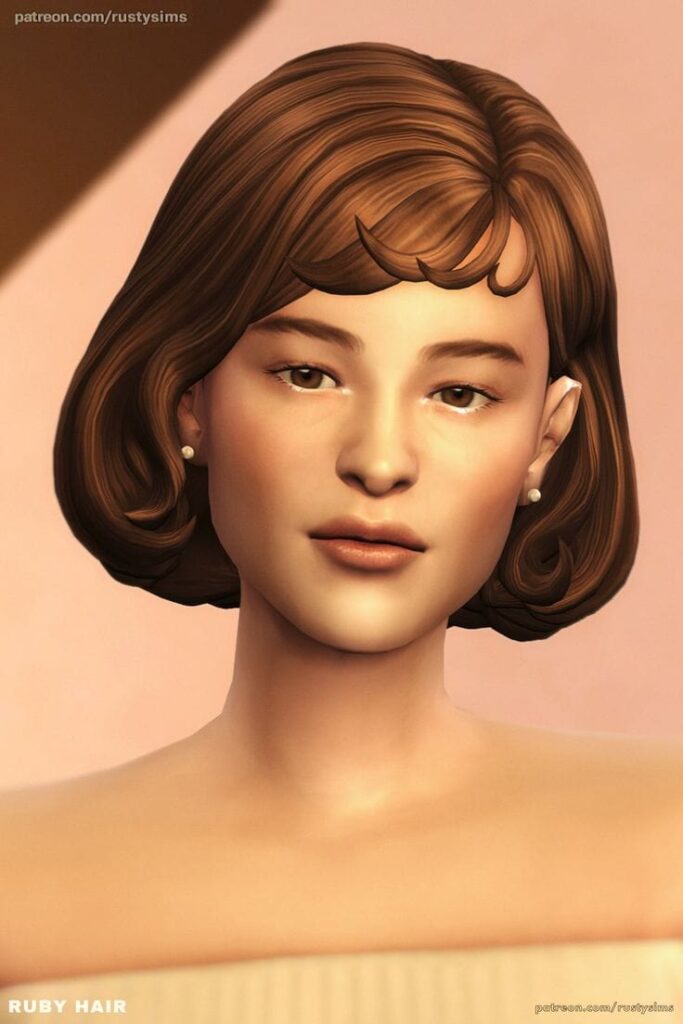 sims 4 bob hair with bangs