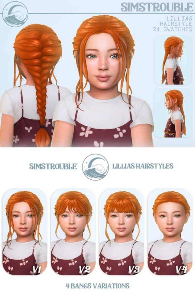 sims 4 child braids cc