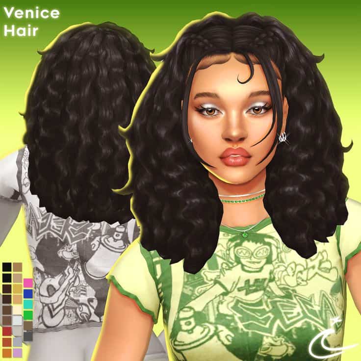 sims 4 curly hairstyle