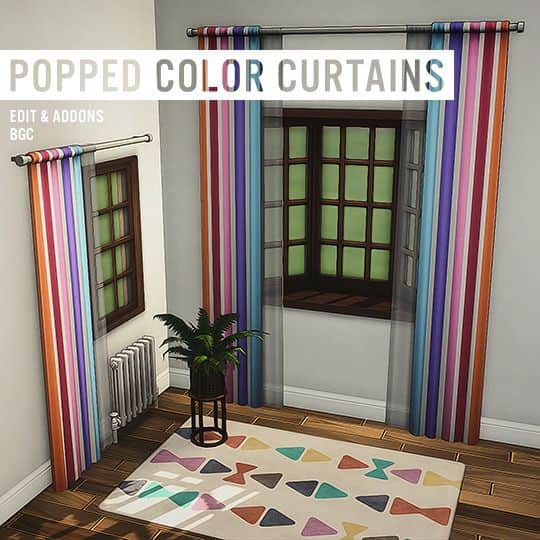 sims 4 curtains