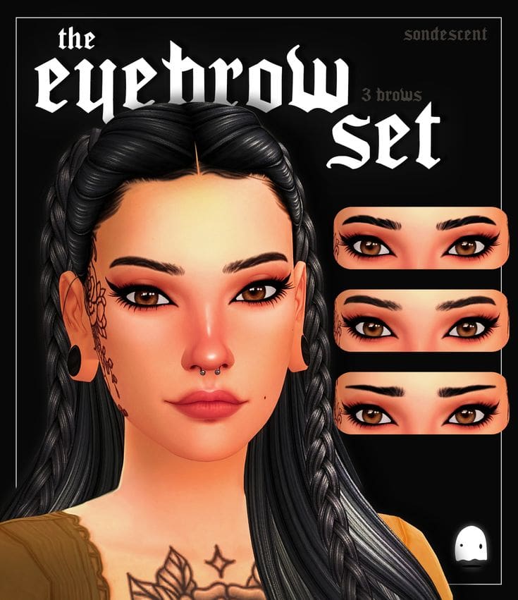 sims 4 eyebrows pack