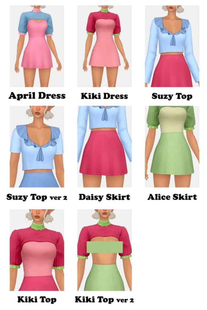 sims 4 female cc clothes packs