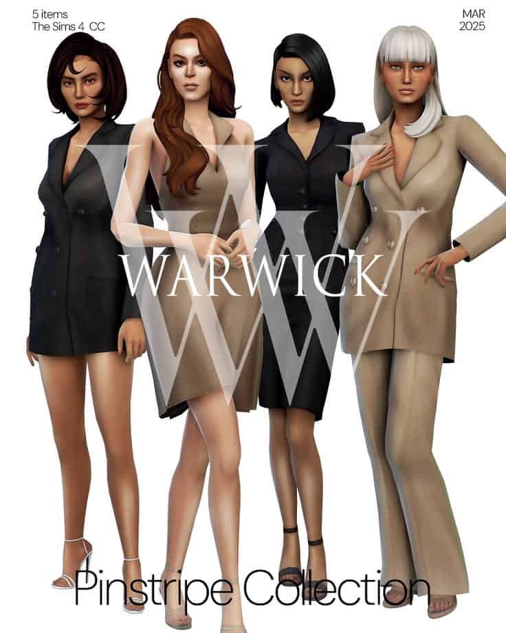 sims 4 female clothes set